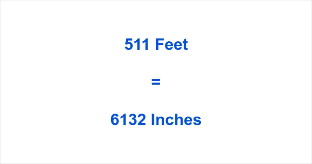 511 in Inches